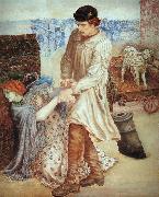 Dante Gabriel Rossetti Found oil painting